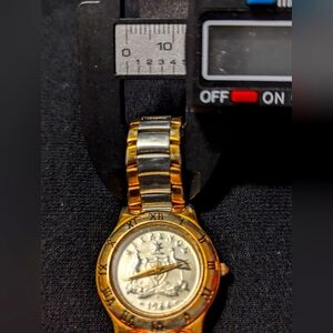 Coin Watch - Ladies Contemporary Watch swiss movement working